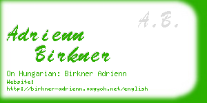 adrienn birkner business card